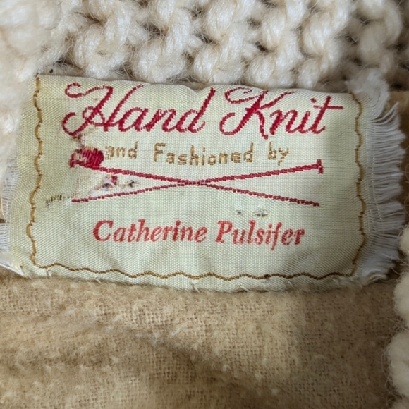 Mary Maxim Cowichan Wool Fully Lined Sweater Size est MM WL/XL WF149 - Picture 8 of 8